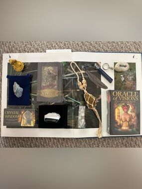 (10pc) Three Tarot Deck Spiritual Bundle/Gift Box